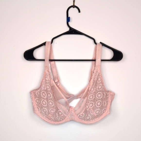 Freya Other - Freya 38G Pink Lace Adjustable Bra No Padding